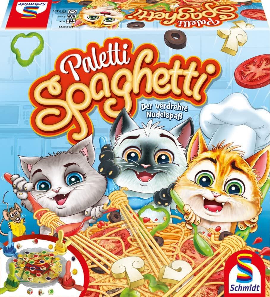 Schmidt Spiele 40626 Paletti Spaghetti, jeu d'action pour enfants et adultes