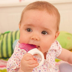 MAM Mini Cooler & Clip, Cure-dents & Clip, Anneau de dentition, Rose