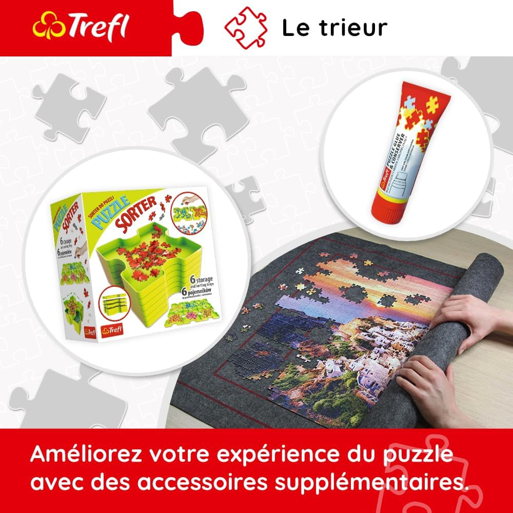 Trefl - Puzzle 2 en 1 : Capitales européennes - 2 X 500 pièces - Ensemble de deux puzzles, bricolage, divertissement créatif, pour adultes et enfants de 10 ans et plus Naty Shop
