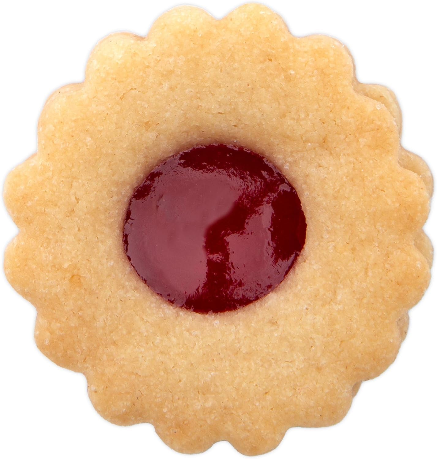 Staedter Linzer moule à biscuits rond, ø 4 cm/H 1,5 cm, ondulé, argent