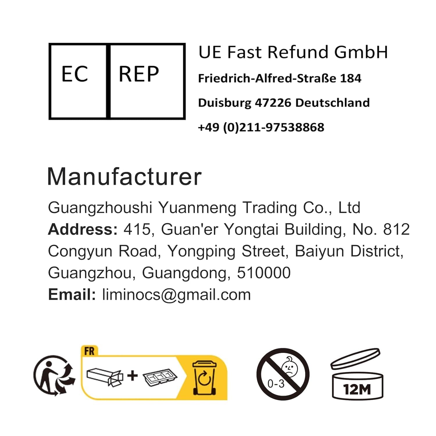 Lot de 12 colorants alimentaires liquides, 10 ml chacun couleur Naty Shop