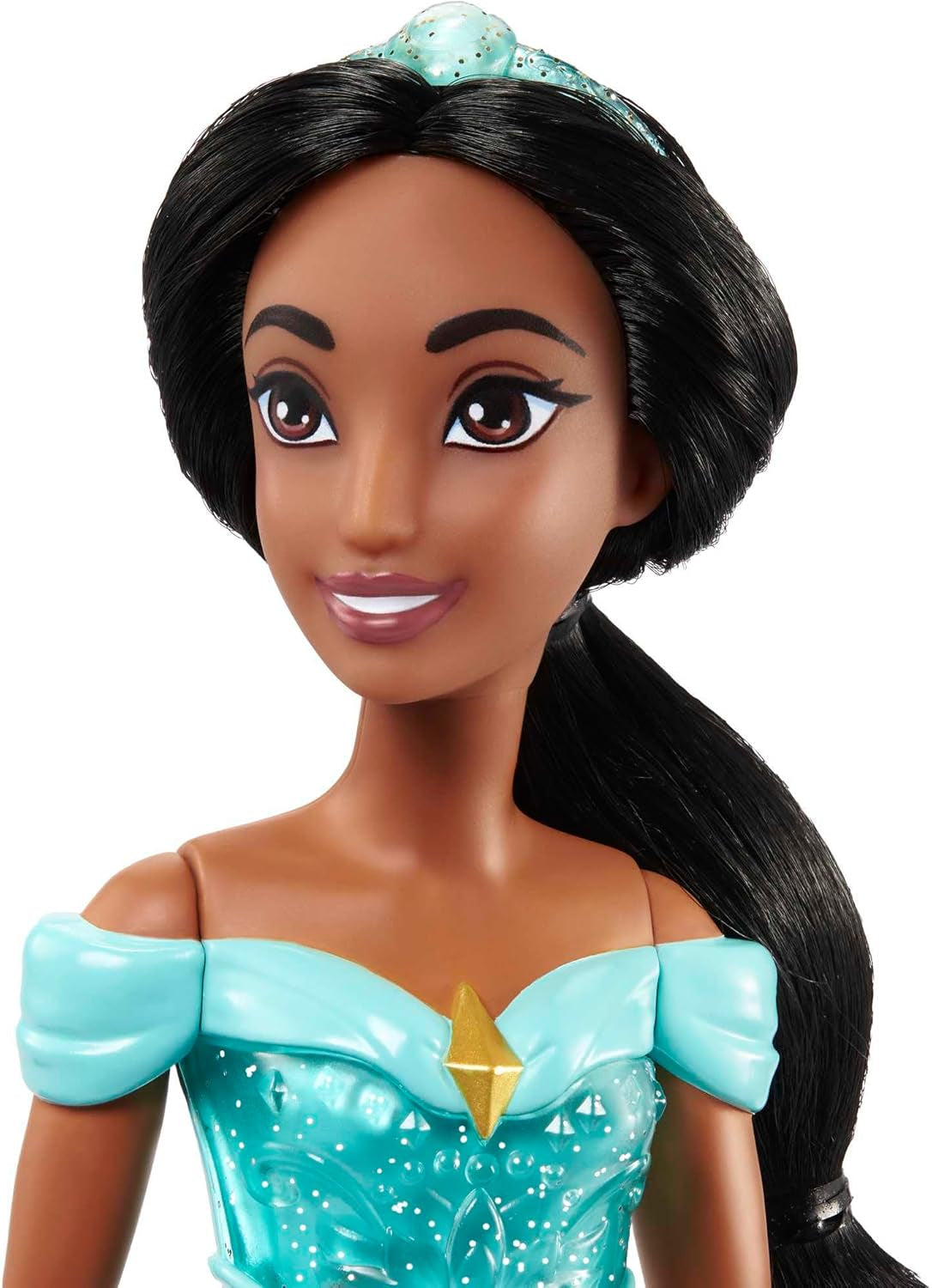 Mattel Disney Princess Toy Jasmine Fashion Poupée mobile avec vêtements étincelants et accessoires Cadeau inspiré du film Disney pour enfants HLW12 Naty Shop Dolls