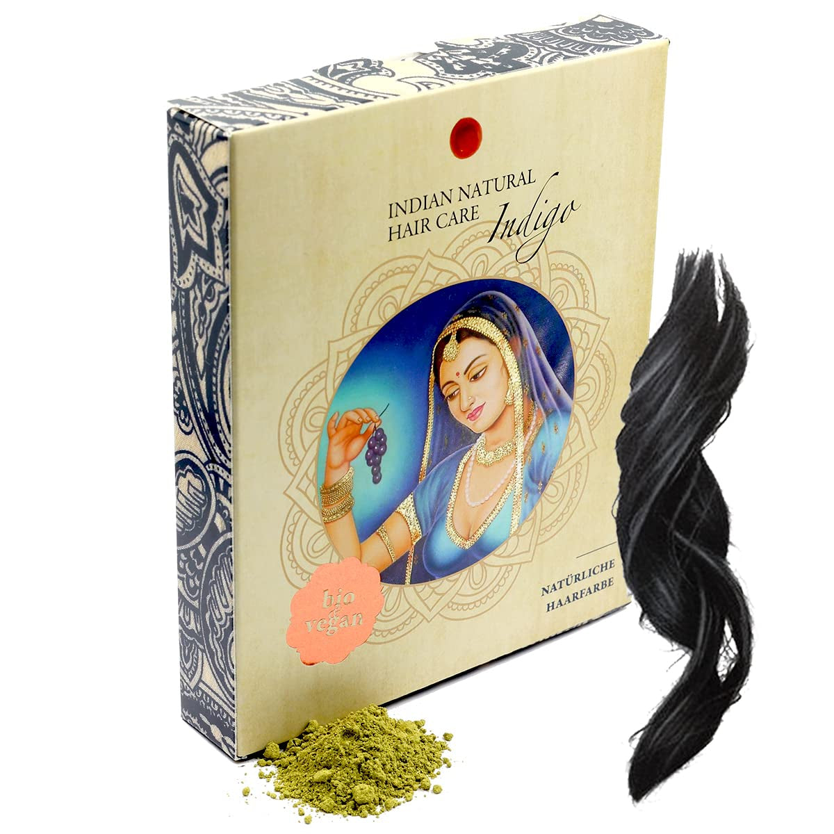 Indigo - Noir - Coloration Cheveux Naturelle - Poudre - 200g Teinture Cheveux Naty Shop Default Title