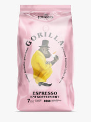 Espresso GORILLA 1000g décaféiné, grains entiers
