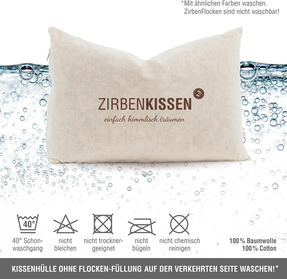 Famille de pins suisses Coussin en pin suisse Simply Heavenly Dreaming 30X20 cm, bois, naturel, 1 pièce (1 paquet) Oreillers standard Naty Shop