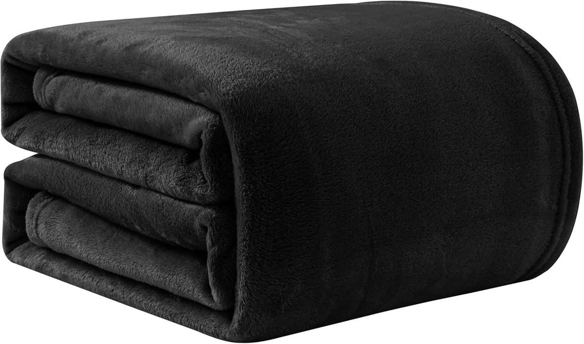 Good Nite Couverture Confortable Couverture Moelleuse Couverture de Lit Couverture de Canapé XL Couverture de Vie Couverture Polaire 150X200Cm Noir Couvertures Chaudes Douces Couverture Moelleuse Lits et Couvertures Good Nite Noir 150X200Cm