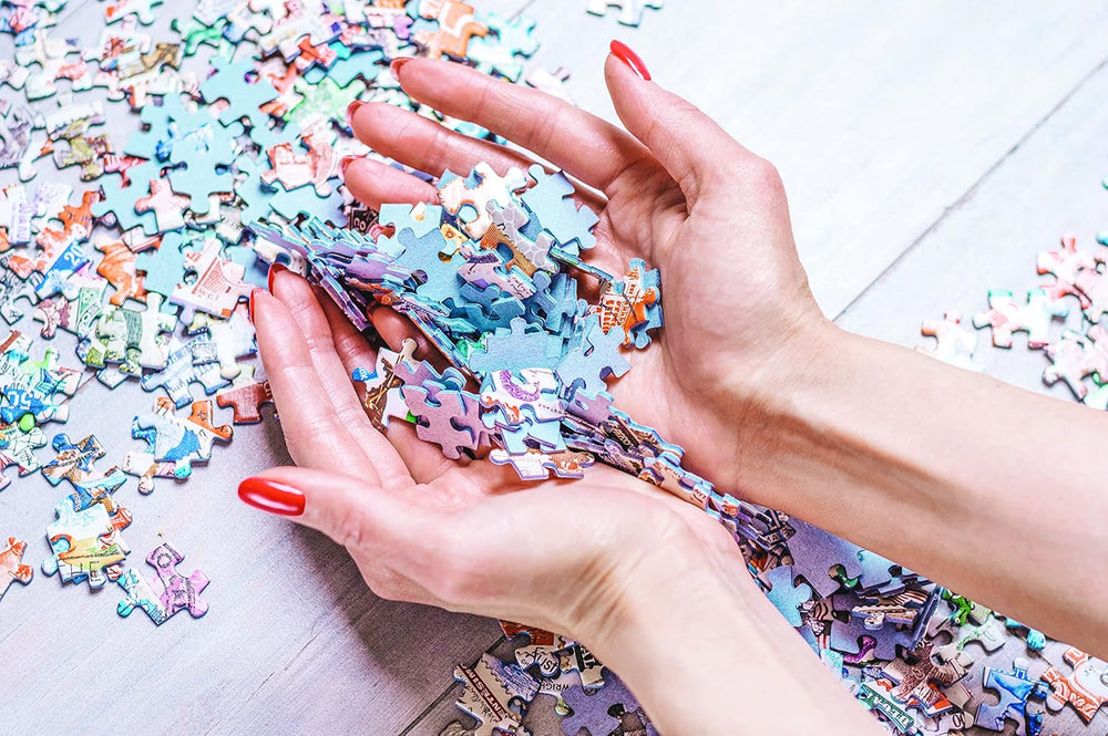 Fleurs n°1 - Puzzle panoramique 1000 pièces pour adultes Puzzle Naty Shop