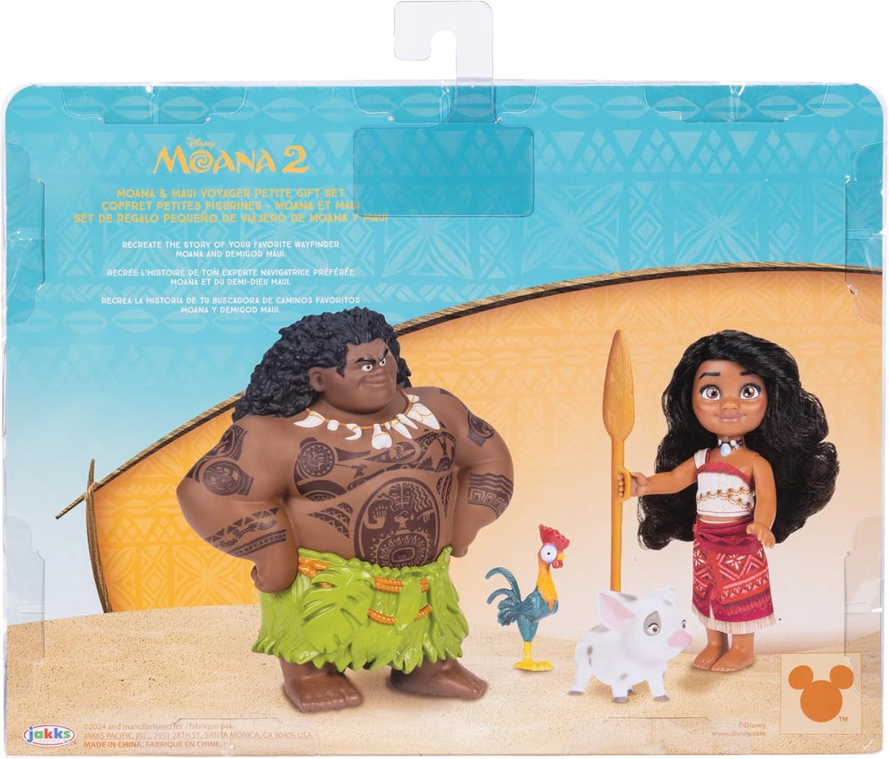 Vaiana 2 Coffret Cadeau Vaiana & Maui Poupées 15Cm Naty Shop