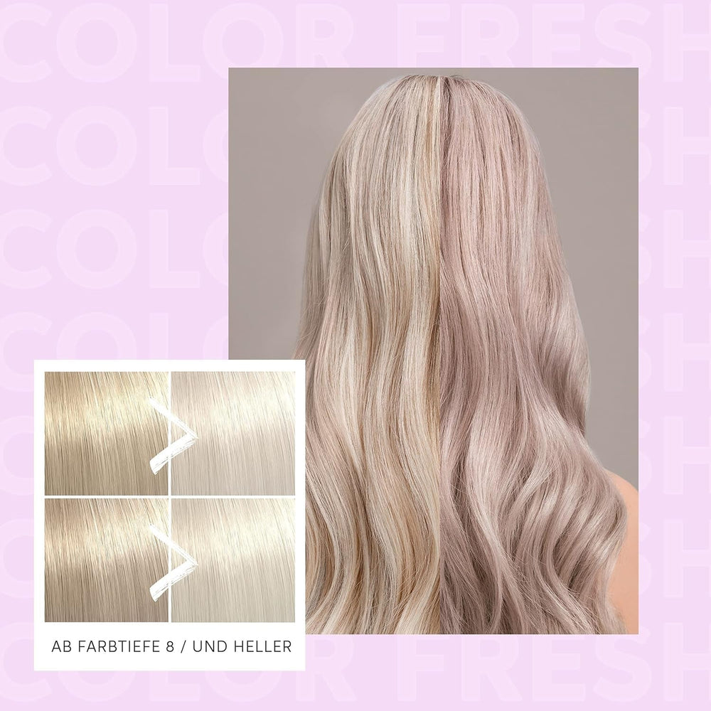 Wella Professionals Color Fresh Mask Pearl Blonde - tratament de păr pentru revitalizarea și schimbarea culorii părului - nuanță hrănitoare cu ulei de avocado - pentru păr deschis și iluminat - 500 ml Masca de par Naty Shop