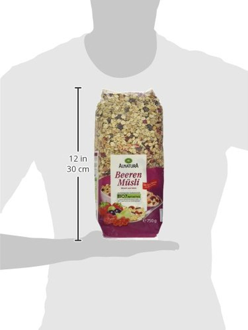 Muesli bio aux fruits des bois, 750g