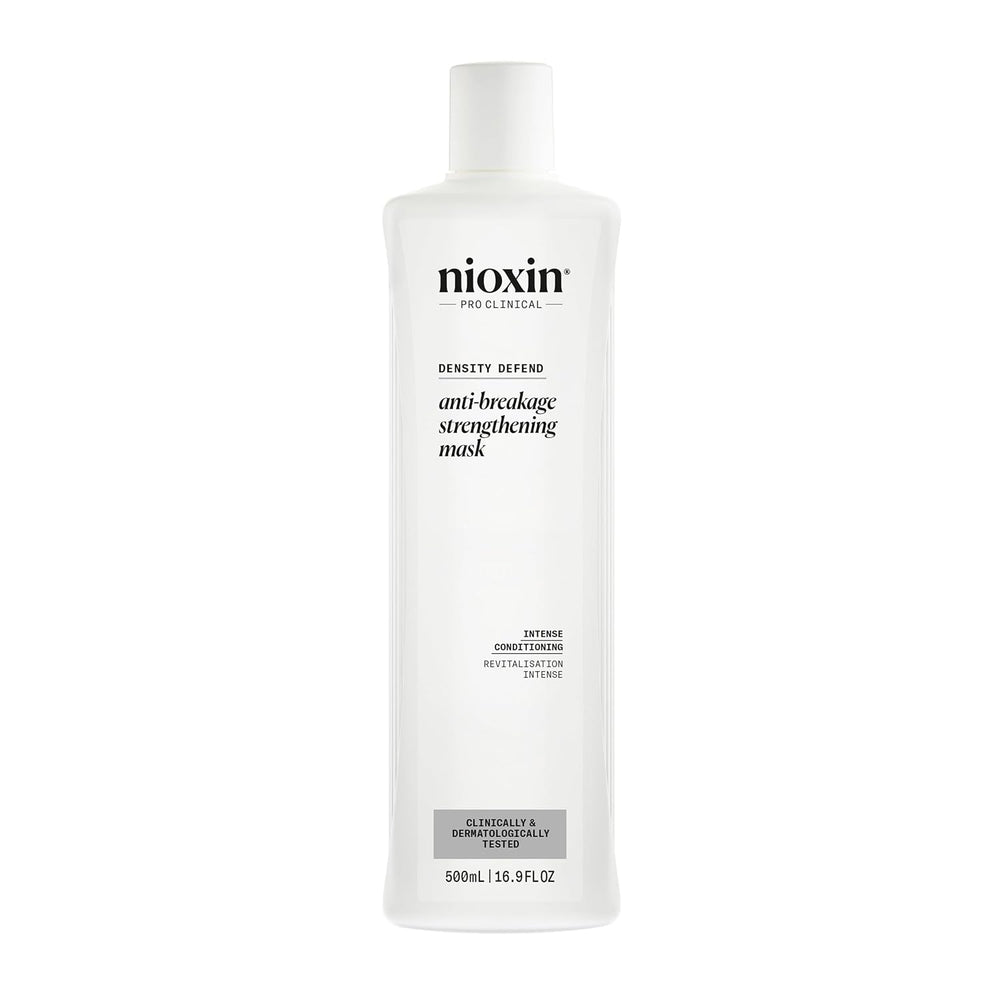 Nioxin Density Defend Anti-Breakage Strengthening Hair Mask - Masque capillaire hydratant contre la casse des cheveux, soin capillaire sans rinçage à la vitamine C Masque capillaire Naty Shop 500 Ml (1 pack)