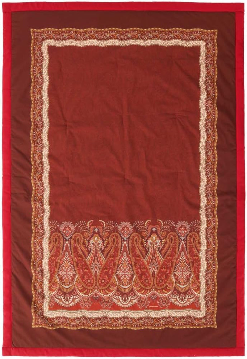 BASSETTI coton à carreaux SABBIONETA coloris BLEU B3 taille 135X190 Couettes et couettes Naty Shop Bordeaux 135X190