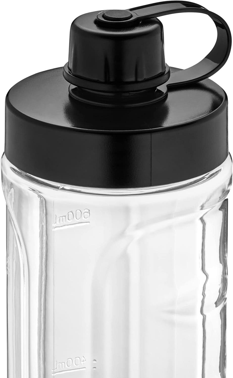 WMF Küchenminis Smoothie-To-Go, Mini batteur sur socle avec deux mixeurs/trinkbehältern 0,6L, Mixer Hochleistungsmixer 300 W, Edelstahl Matt, Schwarz Kitchen Naty Shop