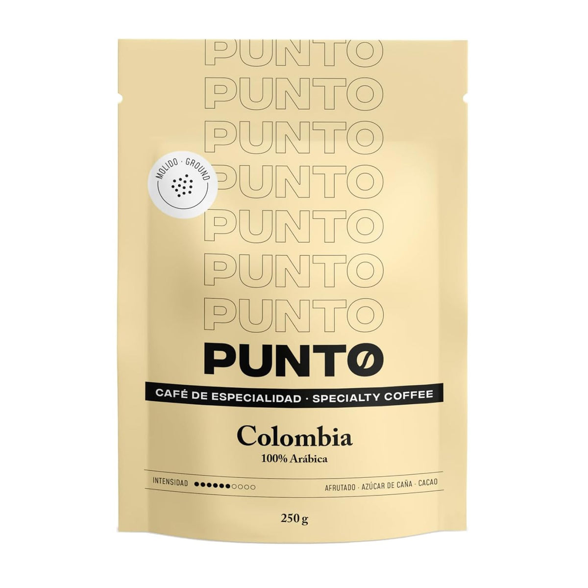 – Gemahlener kolumbianischer Kaffee – 250 g – Spezialitätenkaffee – Mittlere Röstung – 100% Arabica – Fruchtige Noten, Rohrzucker und Kakao – Ausgefungene Säure – Mittlerer Körper