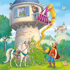 Ravensburger Puzzle pour enfants - 08051 Raiponce, le Petit Chaperon Rouge et le Roi Grenouille - Puzzle pour enfants à partir de 5 ans, avec 3X49 pièces Puzzle Naty Shop