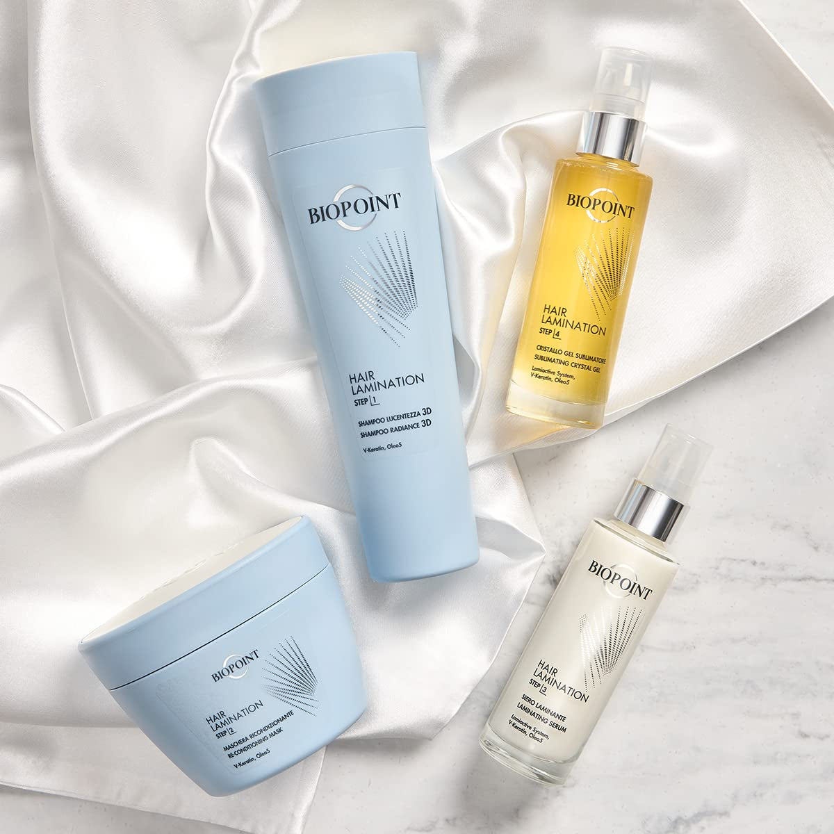 Lamination des cheveux Étape 2, Masque réparateur 200 ml, 6,7 Fl Oz Fabriqué en Italie Masque capillaire Naty Shop