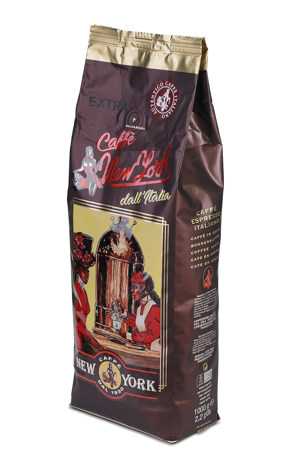 Caffè New York - EXTRA - Café en grains - 1000g