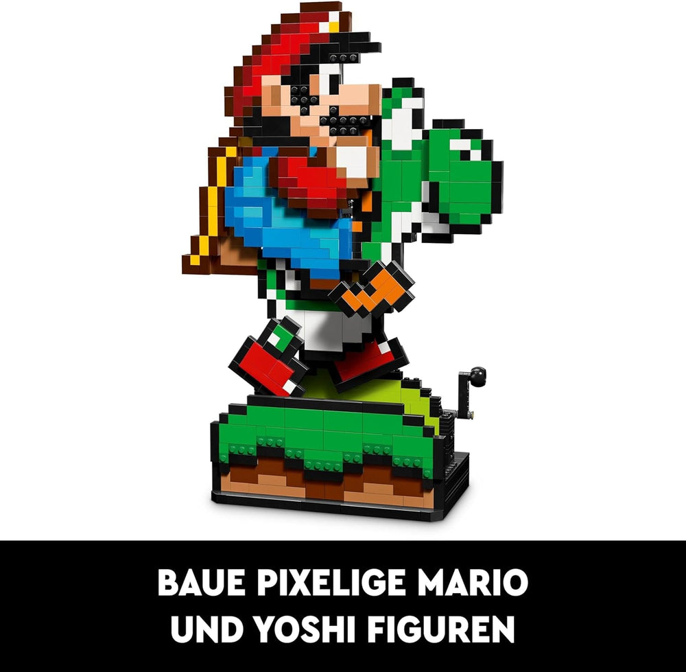 LEGO Super Mario World : Ensemble de collection Nintendo Mario et Yoshi, figurines Pixel, construction et présentation de modèles, décoration d'intérieur et objets de collection, kits de modèles et cadeaux pour les fans adultes 71438 Ensembles de construction Besuche an LEGO-Store