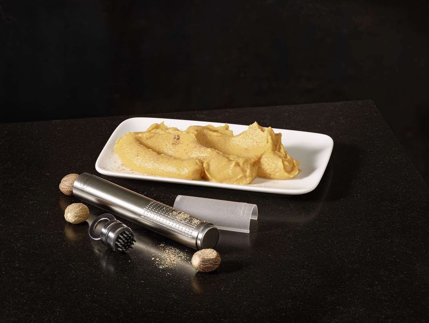 RÖSLE Moulin à muscade, acier inoxydable 18/10 Éplucheur Naty Shop