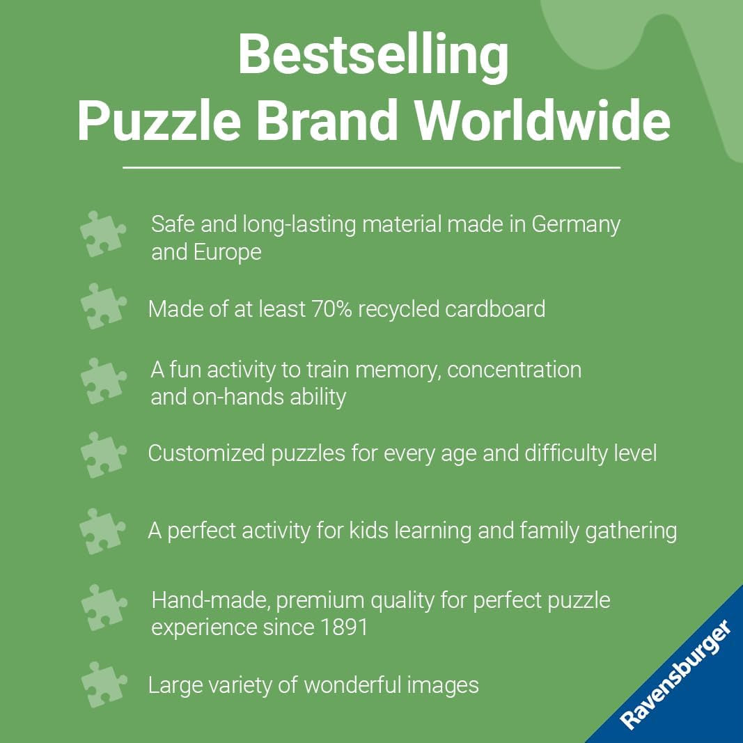 Ravensburger Puzzle pour enfants - 09226 Grands véhicules de construction - Puzzle pour enfants de plus de 5 ans, avec Puzzle 3X49 pièces Naty Shop