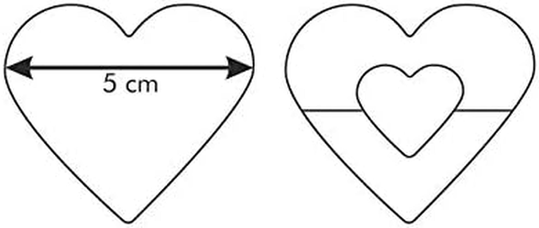 Boîte à biscuits en forme de cœur Tescoma Delicia, 5 cm