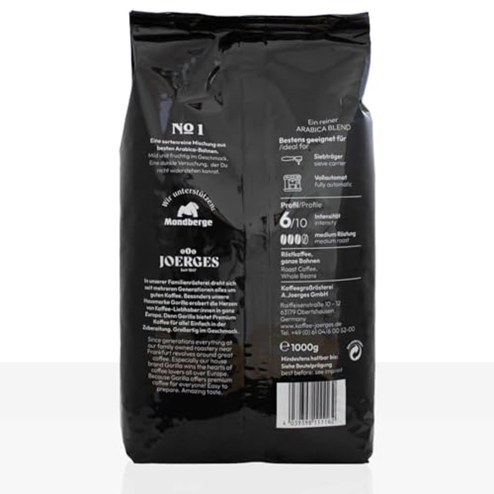 Joerges dark_roast, Espresso Cream No.1, 1 kg (Packung mit 2)
