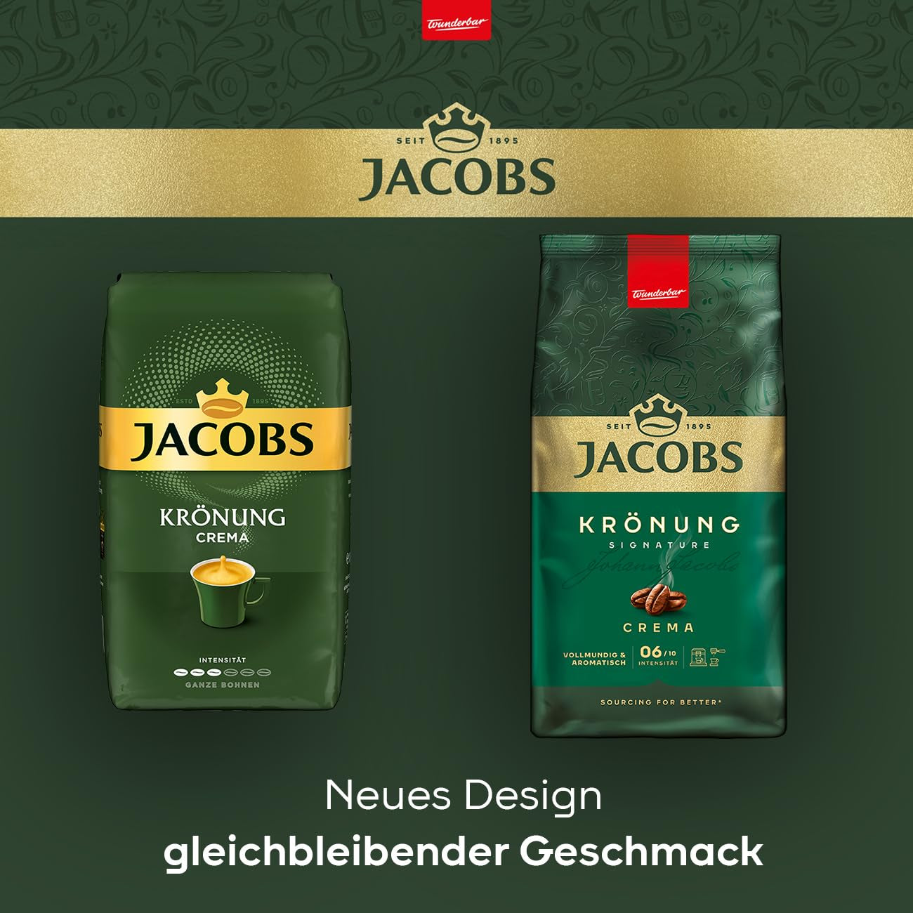 Jacobs Krönung Caffè Crème Ganze Bohne, 1000 g