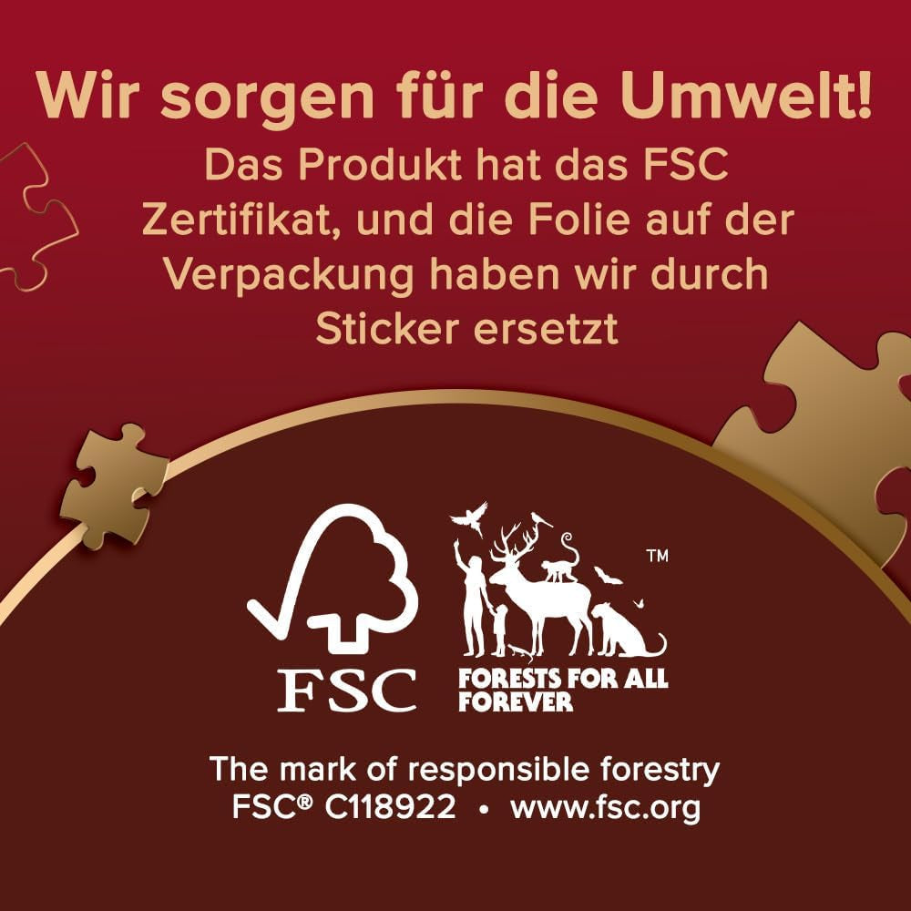 Trefl Premium plus Quality - Puzzle Tea Time : Maisons Stoney Lane - 1000 pièces, Série d'images peintes nostalgiques, Assortiment idéal de pièces, Pour adultes et enfants à partir de 12 ans Puzzle Naty Shop