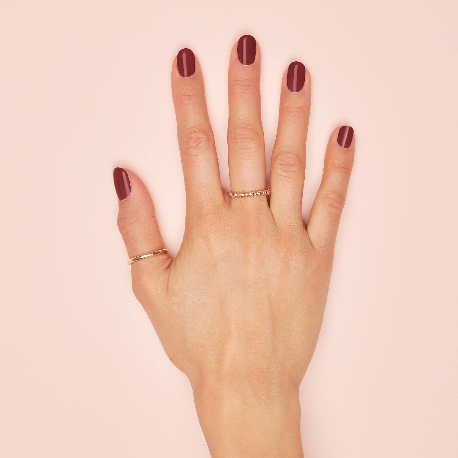 Vernis à ongles semi-permanent Milano Professional, no. 21 Bourgogne, effet volumateur, longue durée, pour des ongles intenses et brillants, 4,5 ml