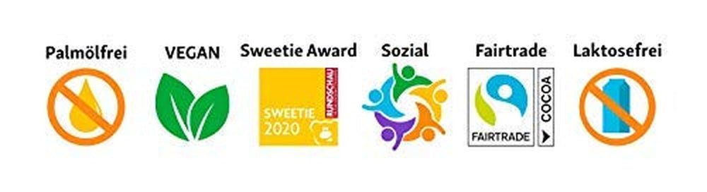 Happy Birthday Vegan Chocolate Fortune Cookie en boîte de 10 avec messages inspirants (1 boîte = 10 fortune cookies de 6 g chacun)