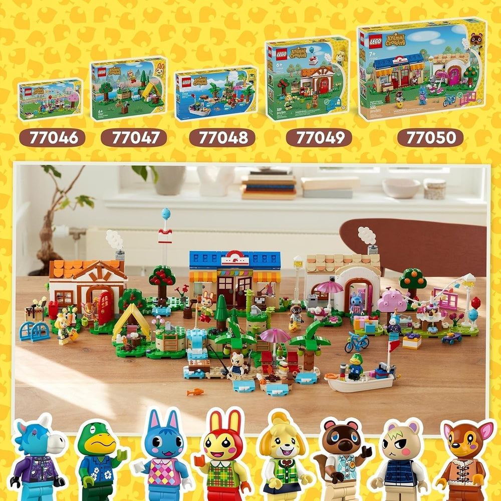 LEGO Animal Crossing Käptens Island Boat Tour, jouet créatif pour enfants avec 2 figurines de la série de jeux vidéo dont Huschke, cadeau pour filles et garçons à partir de 6 ans 77048 Jeux de construction Besuche den LEGO-Store