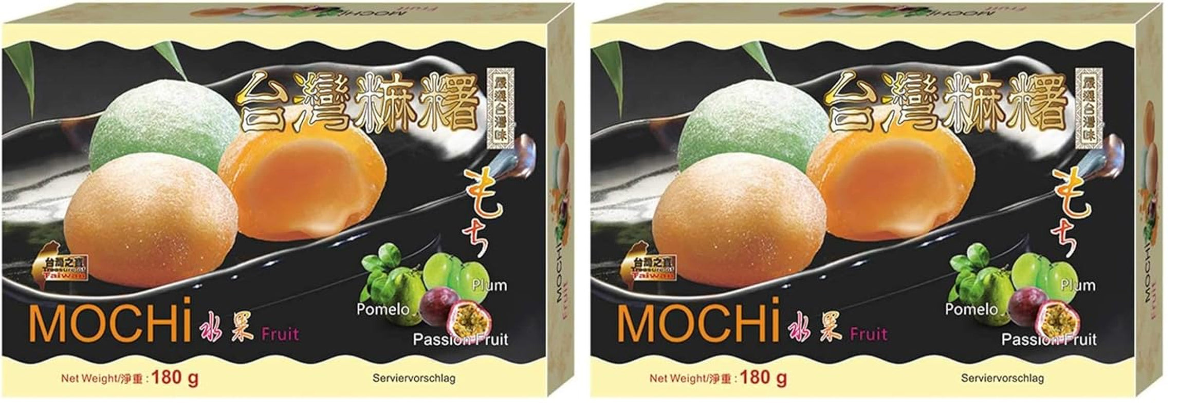 Mochi, mélange de fruits, 1 x 180 g