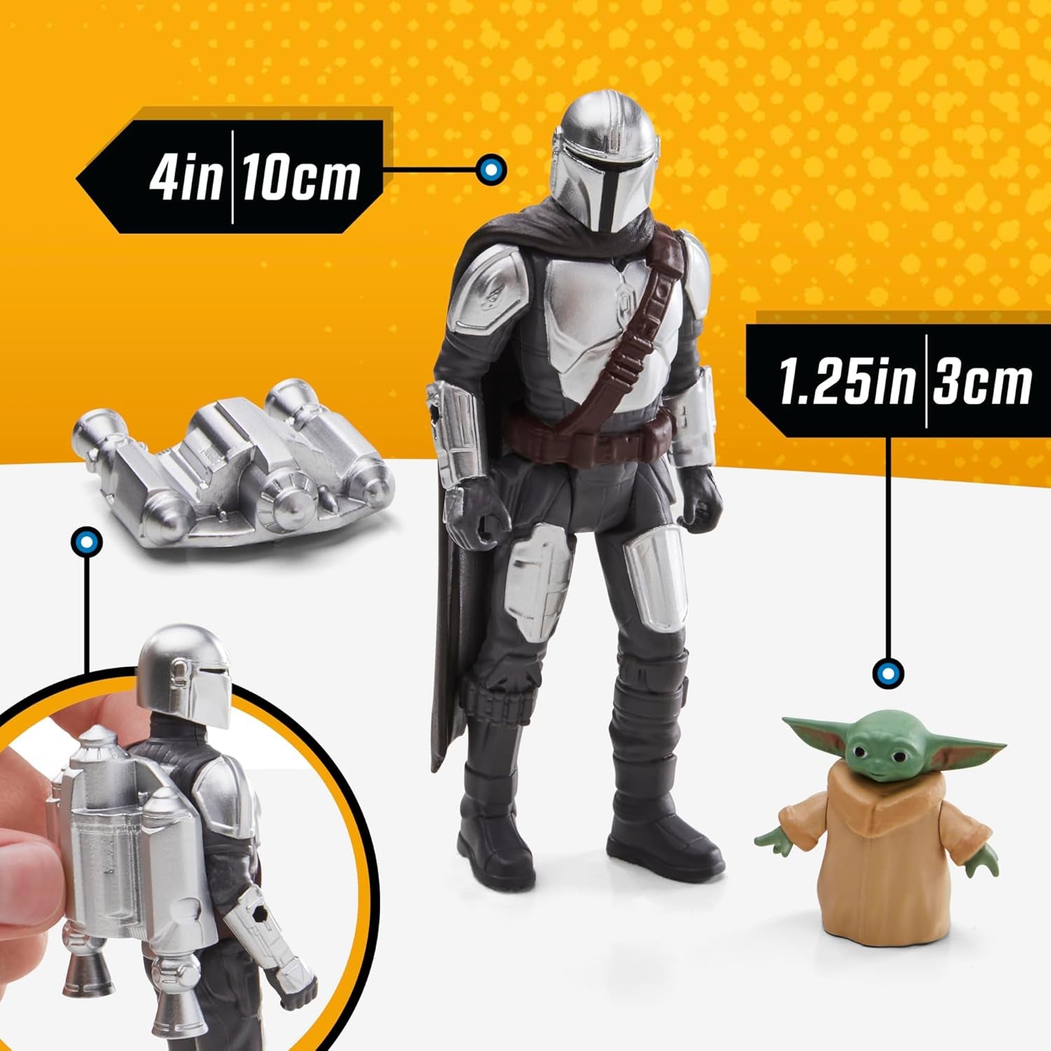 Star Wars Epic Hero Series N-1 Starfighter of the Mandalorian, grandes figurines d'action et accessoires passionnants pour des manœuvres passionnantes, figurines d'action cadeaux passionnantes Naty Shop