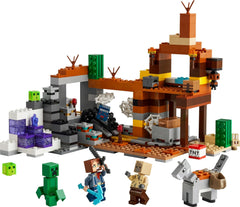 LEGO Minecraft Badlands Mine Jeu vidéo Ensemble de jouets miniers pour garçons et filles à partir de 8 ans Briques de construction amusantes Ensemble d'aventure Cadeau d'anniversaire 21263 Jeux de construction Besuche den LEGO-Store