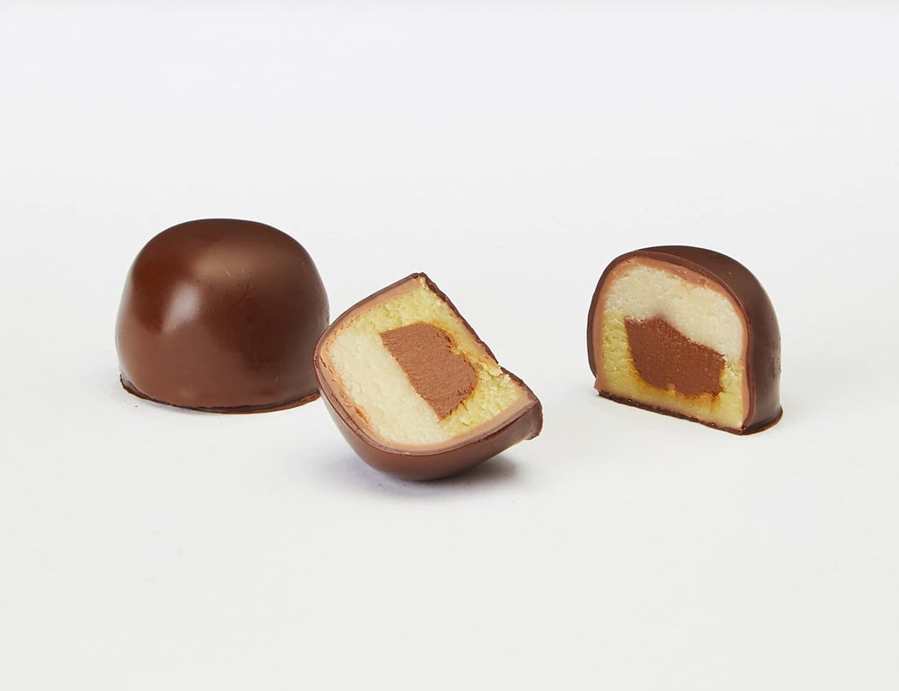 Mozart Baroque - Authentiques Boules De Nougat Au Massepain Au Chocolat Noir Mozart 12 Pièces 1 X 240g (Paquet De 5)