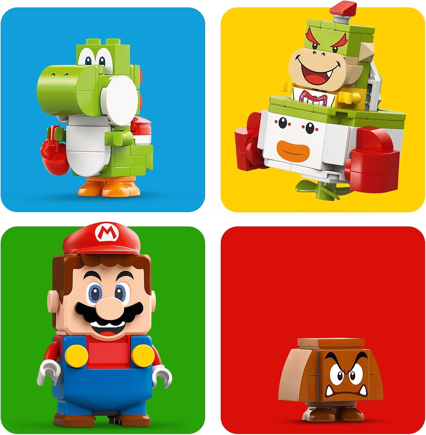 LEGO Super Mario Adventure avec Mario interactif, ensemble de chariot de clown junior, jouet Yoshi, cadeau Nintendo pour garçons, filles et joueurs à partir de 6 ans 71439 Ensembles de construction Besuche den LEGO-Store