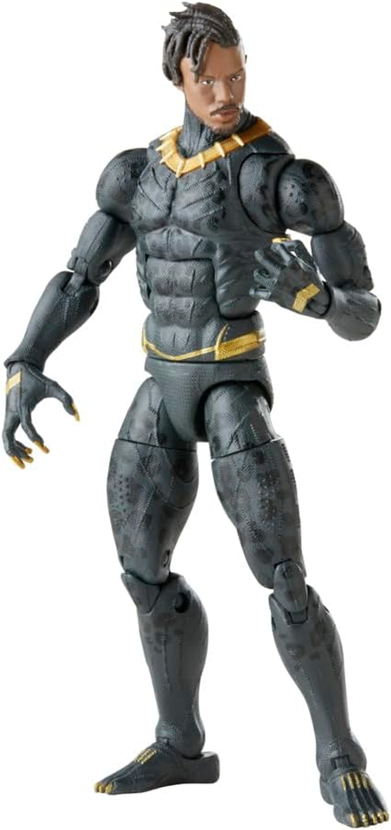 Hasbro Marvel Legends Series Black Panther Legacy Collection Killmonger, 15 cm figurină de colecție cu 5 accesorii Action figures Naty Shop Titlu implicit