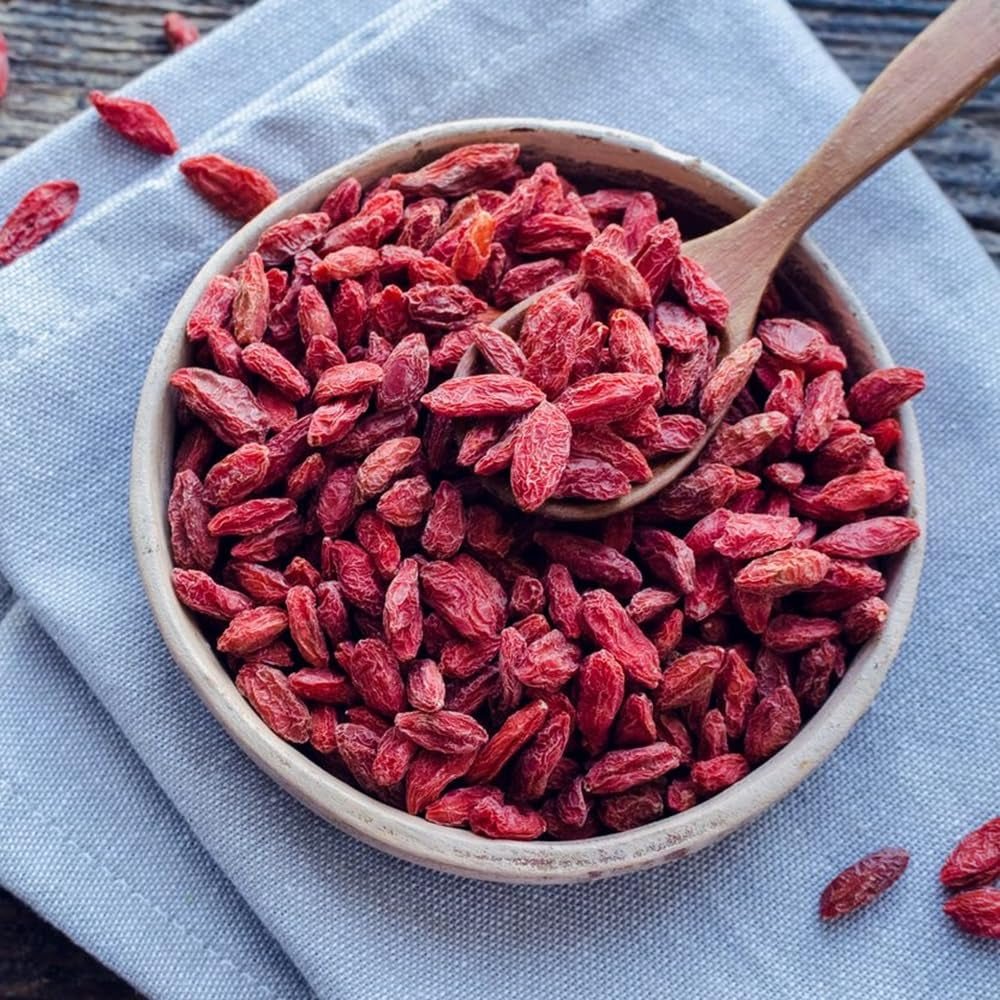 '- Baies de goji naturelles (350g) - Produits déshydratés séchés Naty Shop