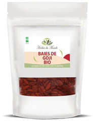 - Baies de Goji biologiques de qualité supérieure - Fruits secs de super fruits - Superaliments juteux - Non traités et légèrement séchés - 1 sachet de 150 g de produits déshydratés Naty Shop certifiés AB Titre par défaut
