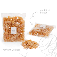 Boomers Gourmet - Gingembre confit légèrement sucré - 1 kg de produits déshydratés Naty Shop