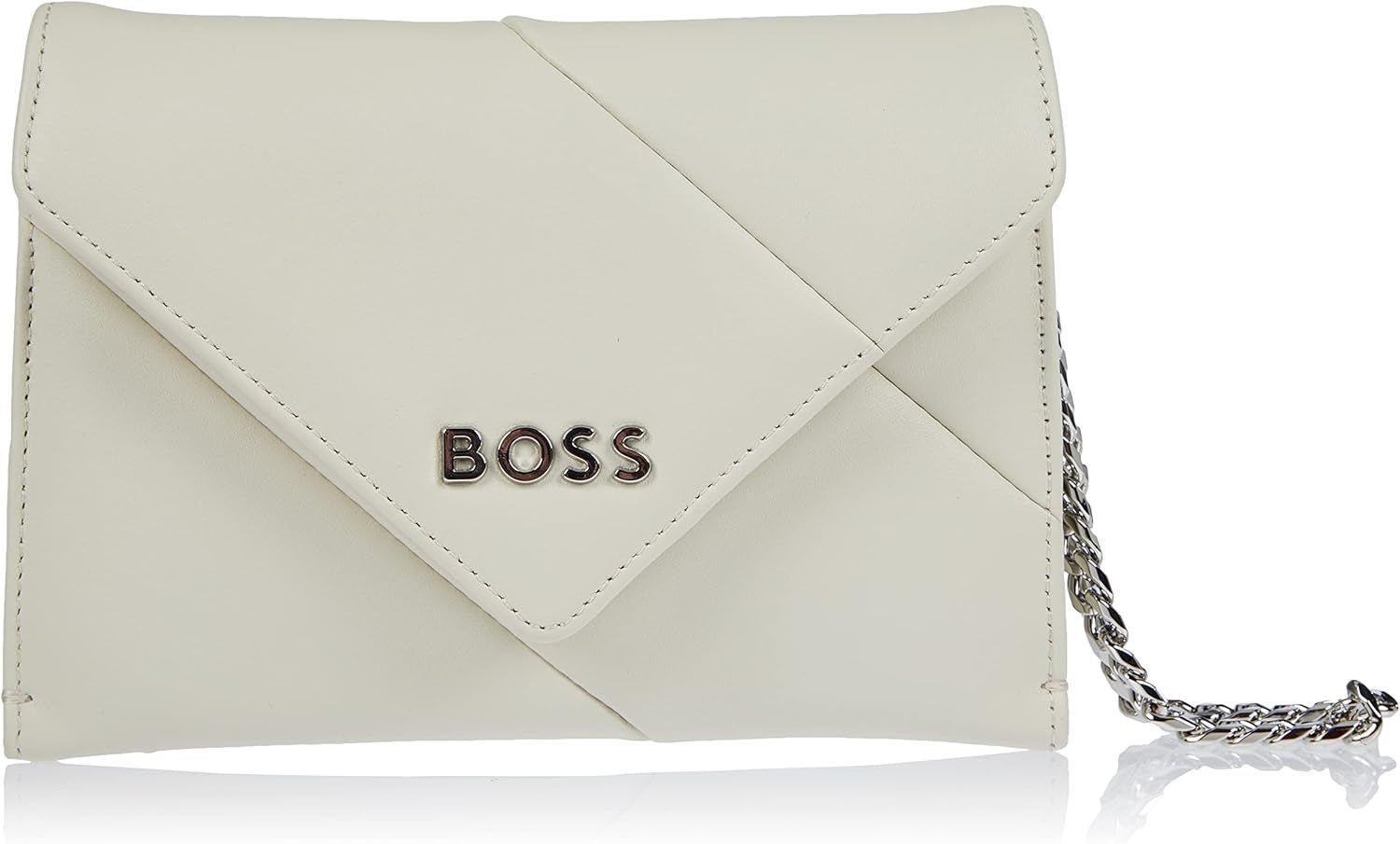 BOSS Ladies Ayla Clutch Genti Femei Naty Shop Alb deschis114