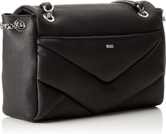 BOSS Mesdames Katlin Sh. Bag-Q Sac à bandoulière Noir1 Taille unique Sacs pour femmes Naty Shop