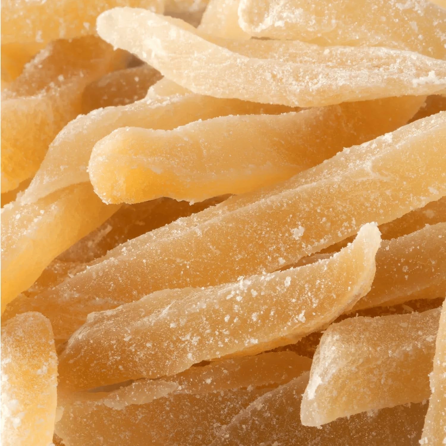 Bremer Gewürzhandel bâtonnets de gingembre moyens, confits, saveur légère, délicieux snack, 1kg Produits déshydratés Naty Shop