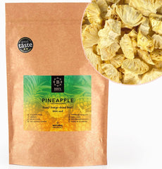 BRIX Ananas lyophilisé | Ananas naturel séché 95 g | Fruits secs Great Taste Award, ananas lyophilisés | Sans OGM, sans gluten, végétalien, vitamines retenues Naty Shop Produits déshydratés Titre par défaut