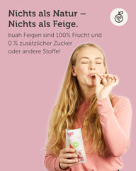 BUAH® Figues lyophilisées | Chips de figues En collation, pour muesli et desserts | Substitut idéal aux bonbons | Vegan et sans sucre ajouté | 220g de produits déshydratés Naty Shop