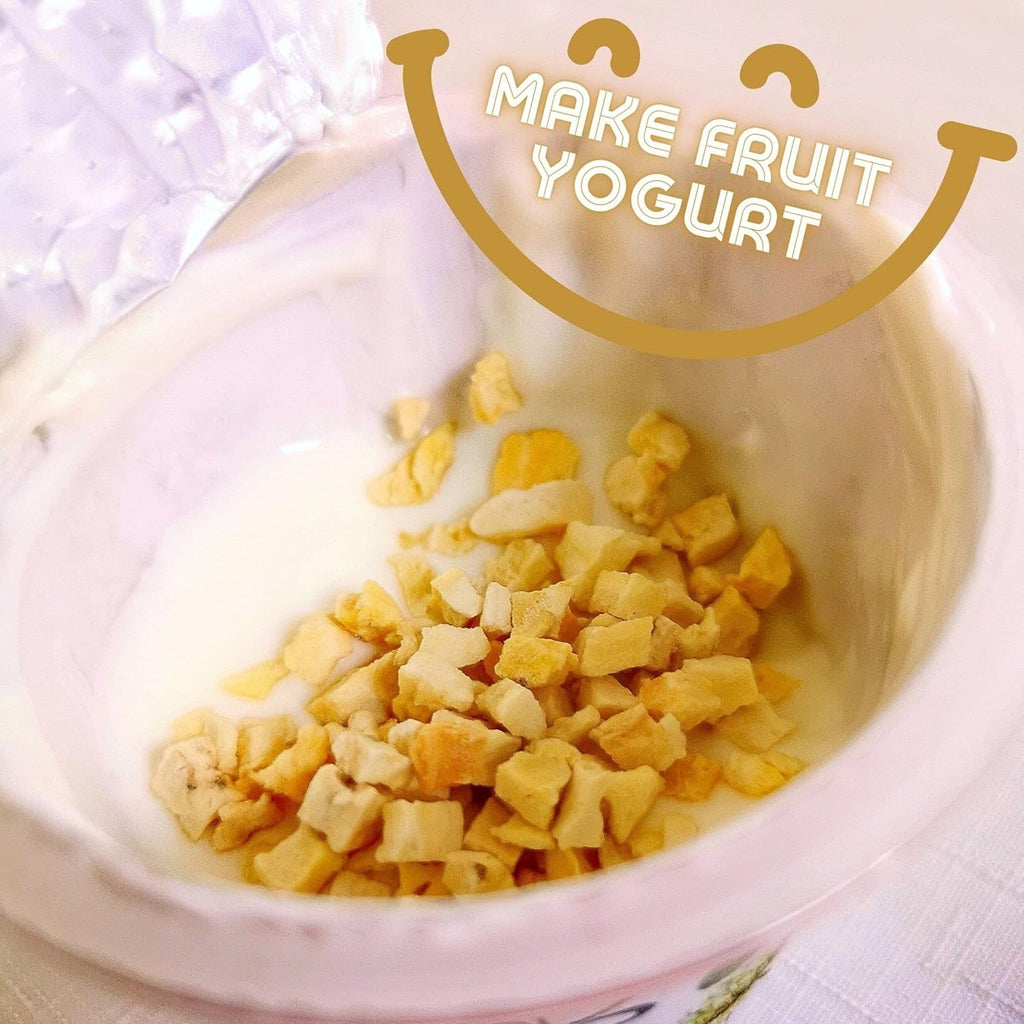 Bucăți de banane liofilizate | Banane uscate fără zahăr | Banane liofilizate | Banane cu fructe uscate | Banane proaspete liofilizate | Bucăți de banane cu fructe liofilizate Produse deshidratate Naty Shop