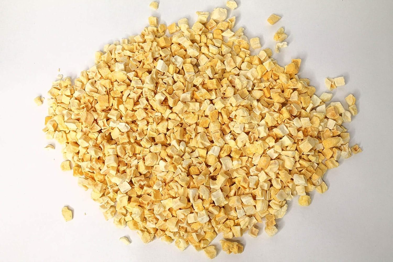 Morceaux de mangue lyophilisée 100g - Fruits lyophilisés - Fruits secs lyophilisés - Mangue séchée - Parfait pour les snacks, pâtisseries, muesli, smoothies et desserts Produits déshydratés Naty Shop