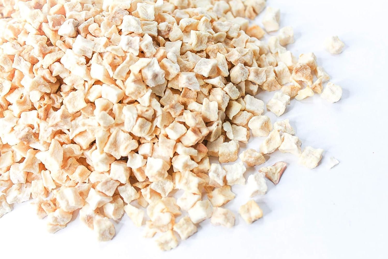 Morceaux de pommes lyophilisés 100g - Fruits lyophilisés - Fruits secs lyophilisés - Pommes séchées - Parfait pour la pâtisserie, la décoration de gâteaux, snacks, muesli et desserts Produits déshydratés Naty Shop