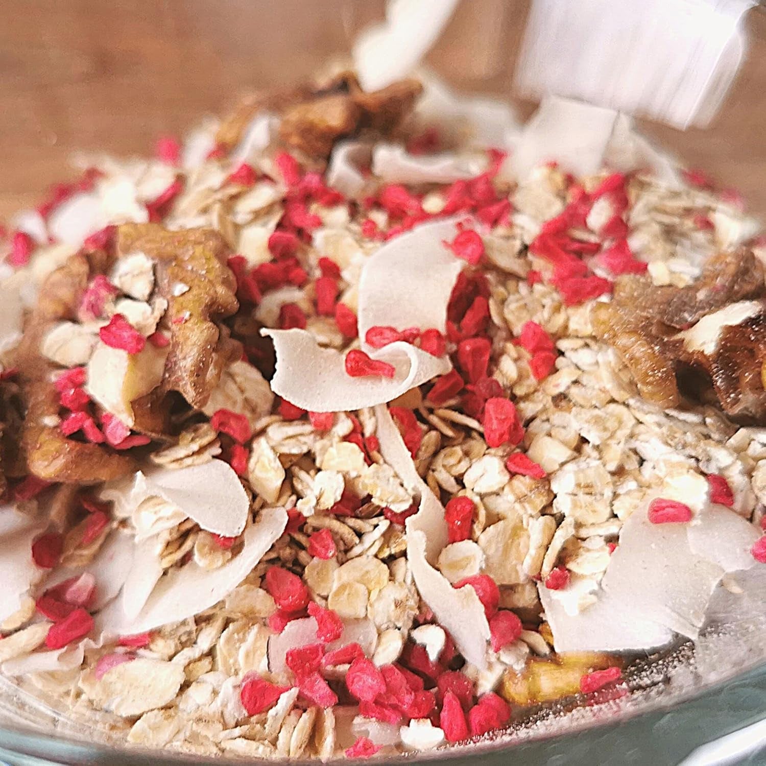 Morceaux de framboises lyophilisés | Fruits lyophilisés lyophilisés | Framboises lyophilisées sans gluten | Framboise lyophilisée | ZingyZoo (100g) Naty Shop produits déshydratés