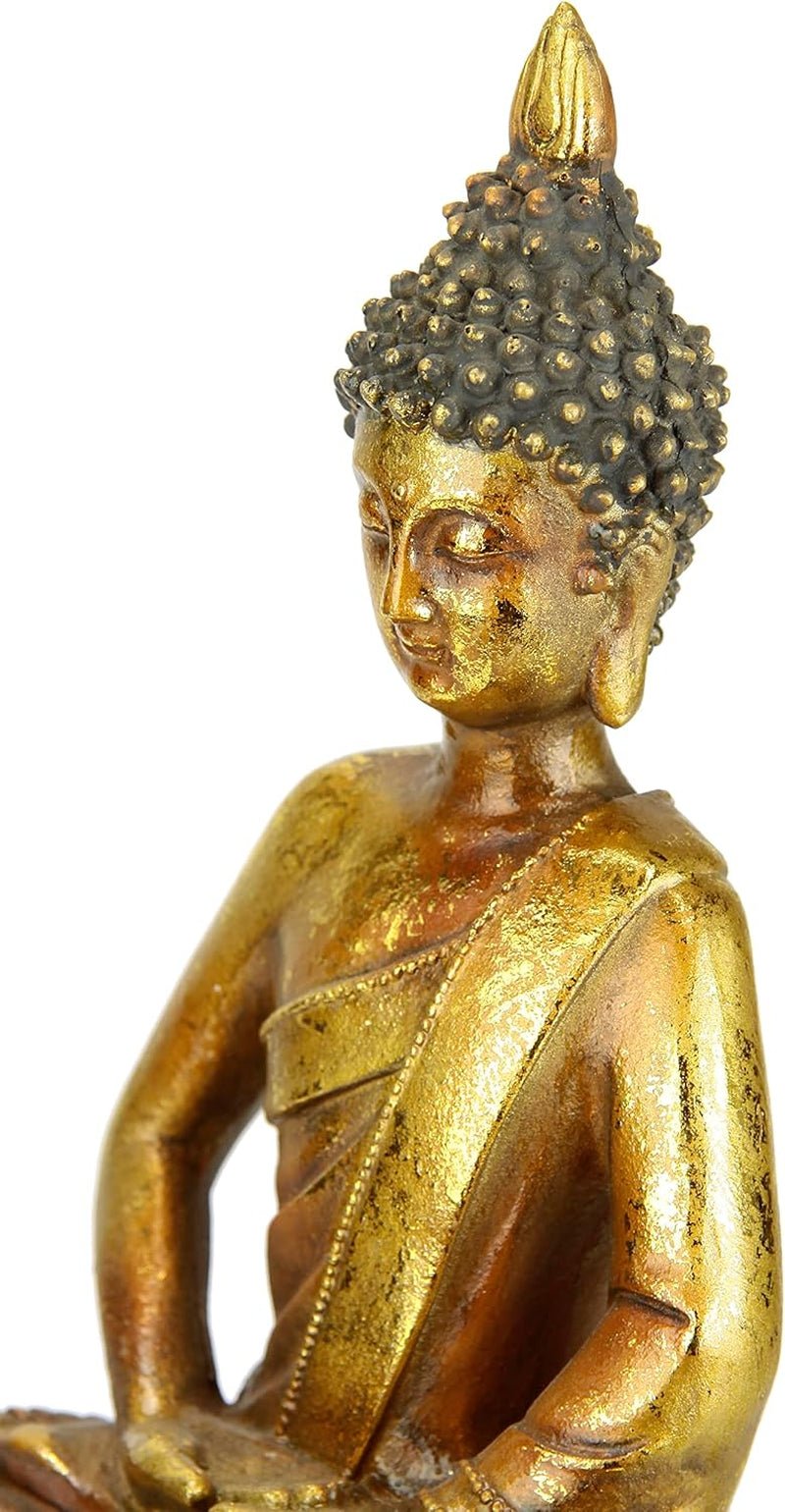 Figure de Bouddha méditer assis statue figurines sculpture buste statue ornement Figure de Bouddha Feng Shui décoration jardin terrasse balcon décoration Statue de Bouddha accessoire de maison Sculpture de Bouddha figure de jardin Statuettes et sculptures Naty Shop